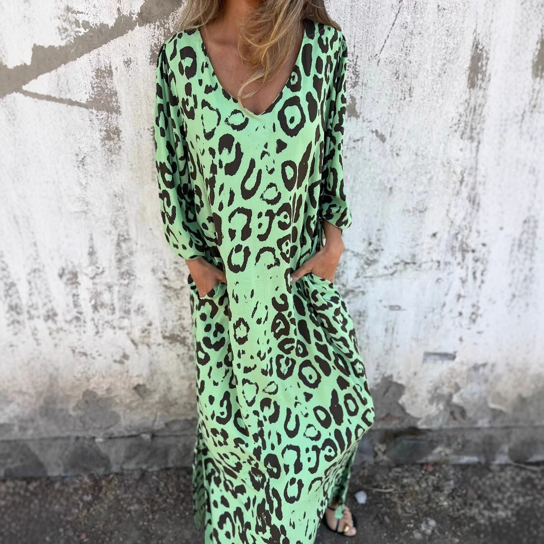 Dahlia Leopard Print Dress 3