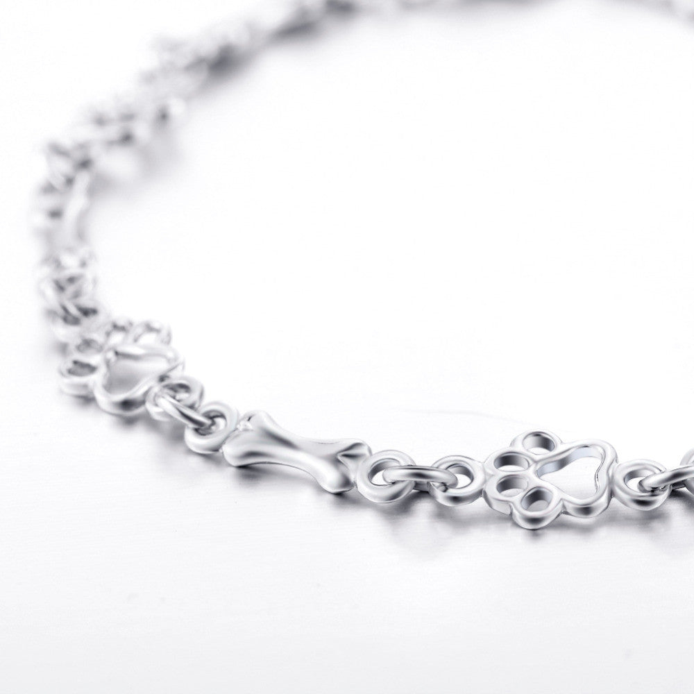 Dahlia Paw Print Charm Bracelet 4