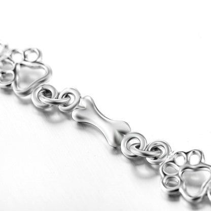 Dahlia Paw Print Charm Bracelet 5