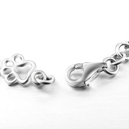 Dahlia Paw Print Charm Bracelet 6