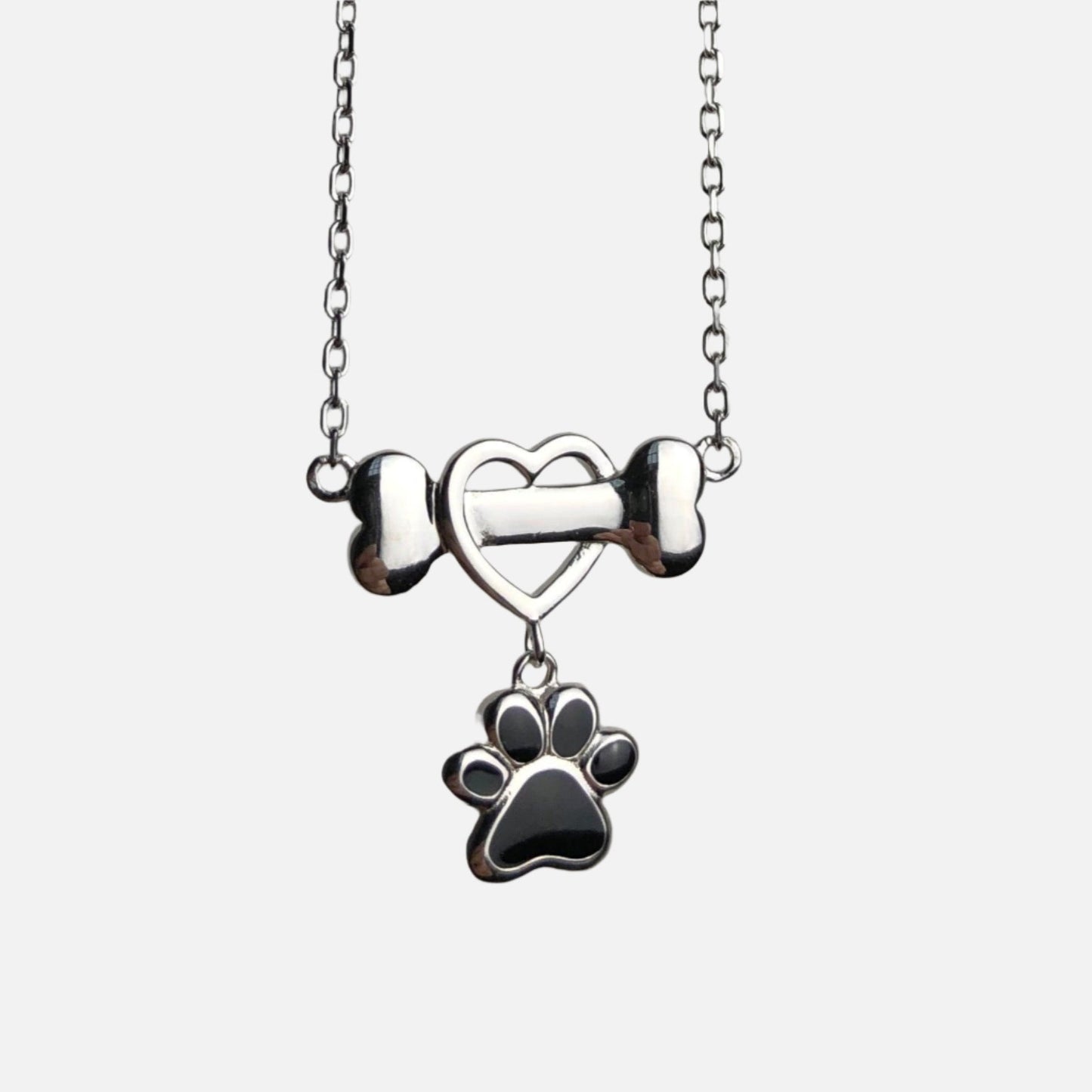 Dahlia Paw Print Necklace 1