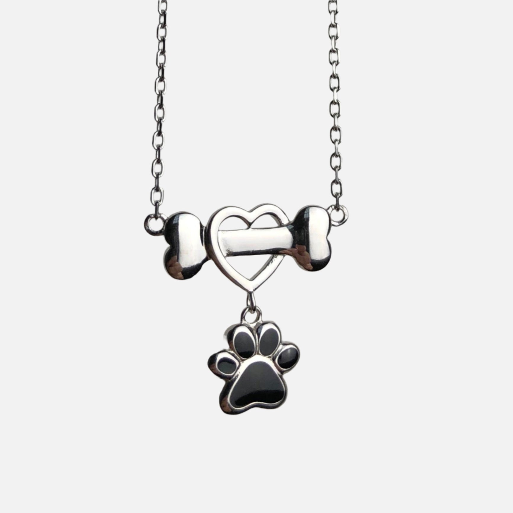 Dahlia Paw Print Necklace 1