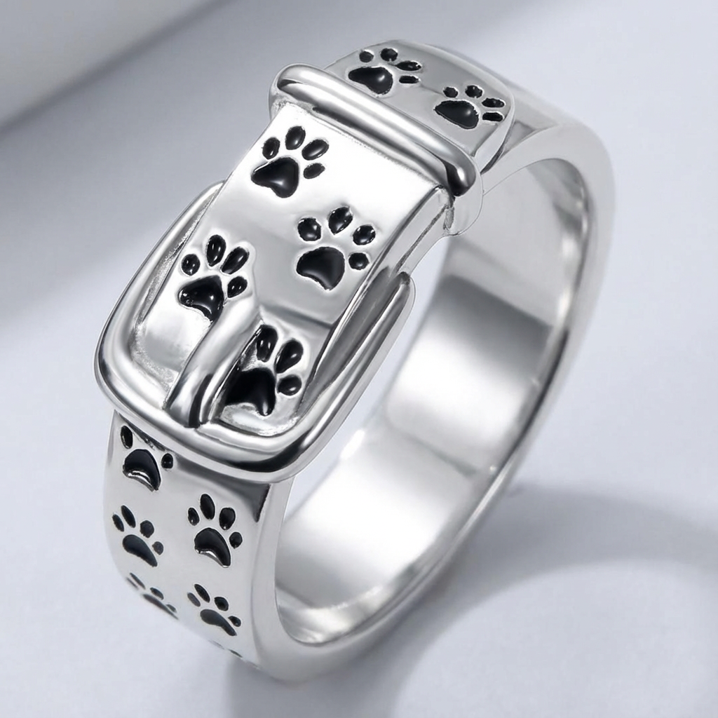 Dahlia Puppy Collar Ring 1