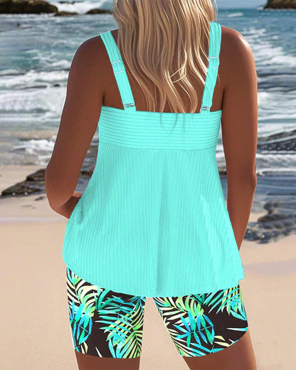Dahlia Tummy Control Tankini Shorts 1