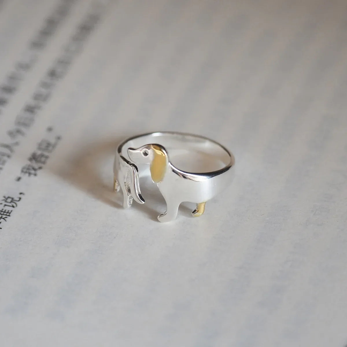 Daphne Dachshund Wrap Ring 2