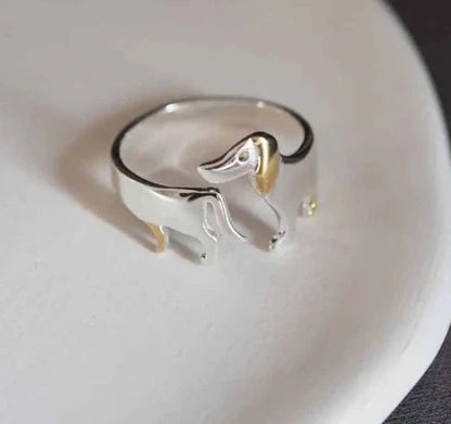 Daphne Dachshund Wrap Ring 6