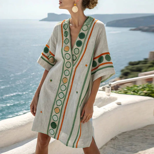 Delilah Floral Beach Dress 0