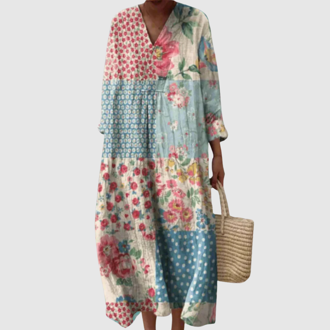 Elara Abstract Summer Dress 0