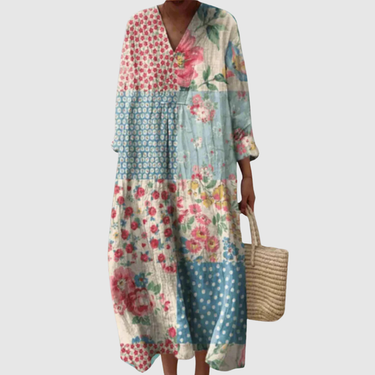Elara Abstract Summer Dress 0