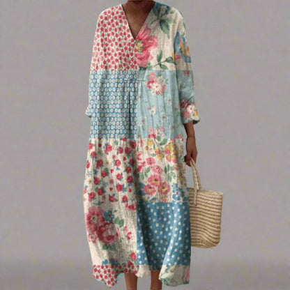 Elara Abstract Summer Dress 1