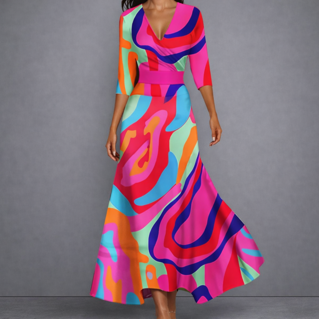 Elara Flowing Maxi Dress 3