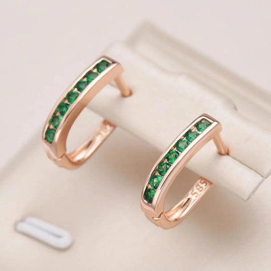 Elara Gold Diamond Earrings 0