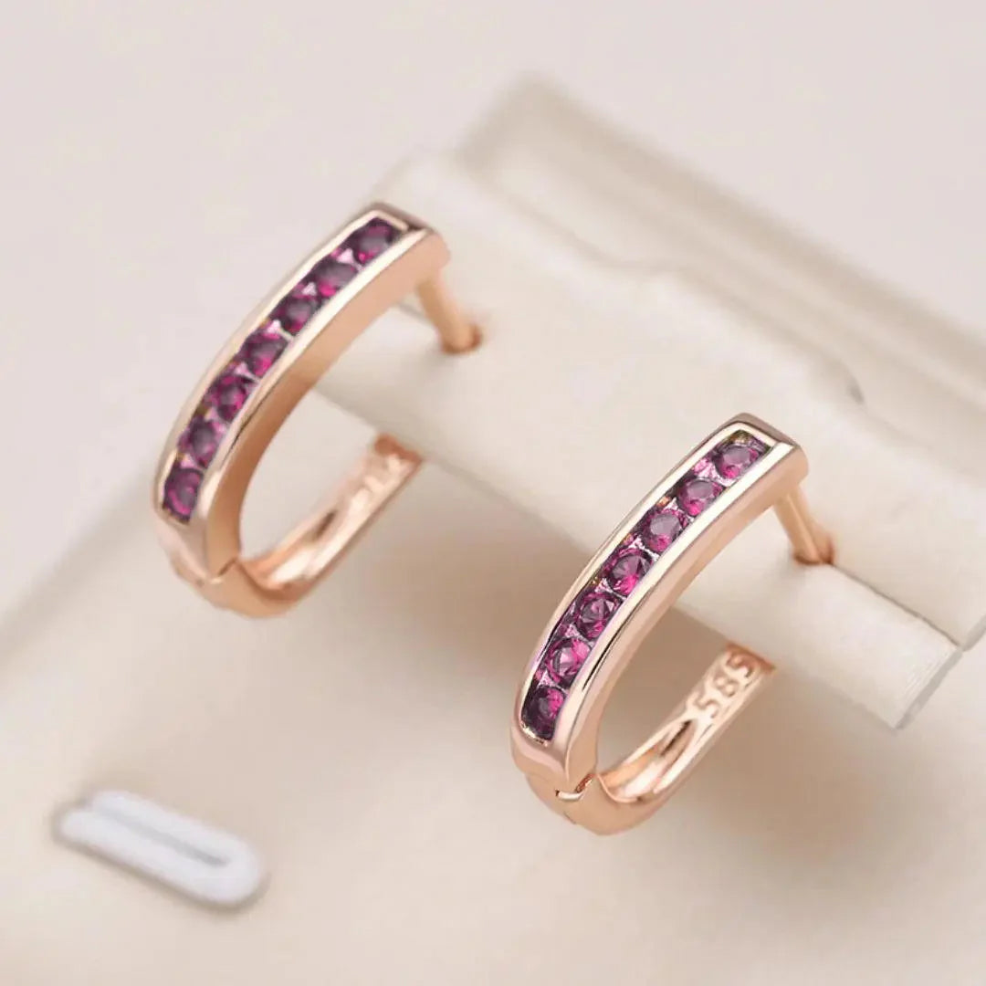 Elara Gold Diamond Earrings 2