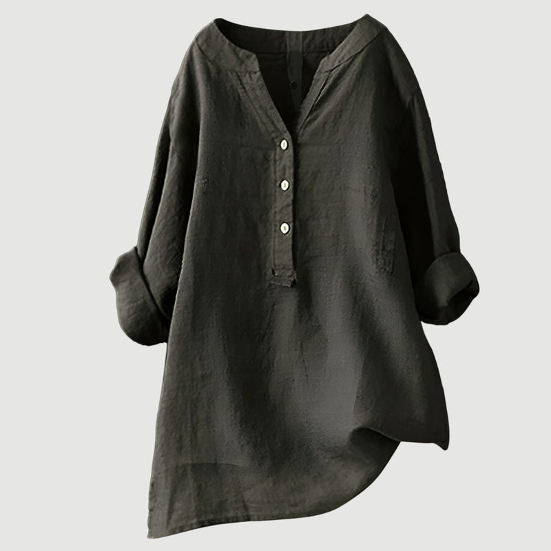 Elara Relaxed Linen Blouse 7
