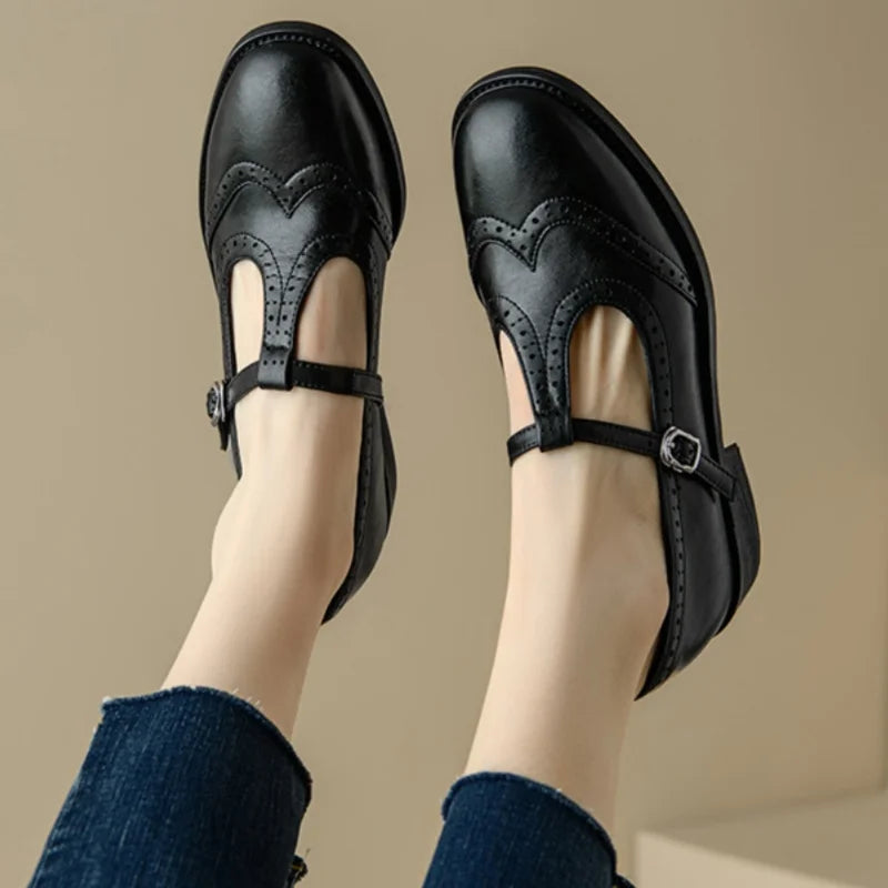 Elara T-Strap Mary Janes 0