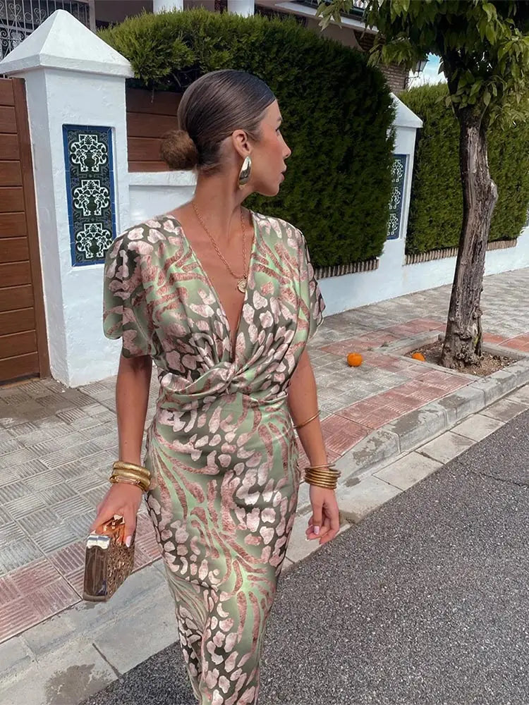 Coppertone - Chic Midi Dress