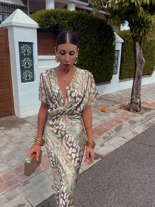 Coppertone - Chic Midi Dress
