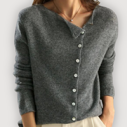 Elena Button Knit Cardigan 0