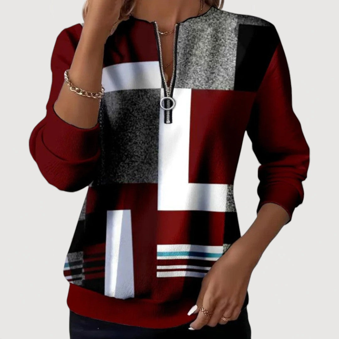 Elena Cosy Zip Jumper 0