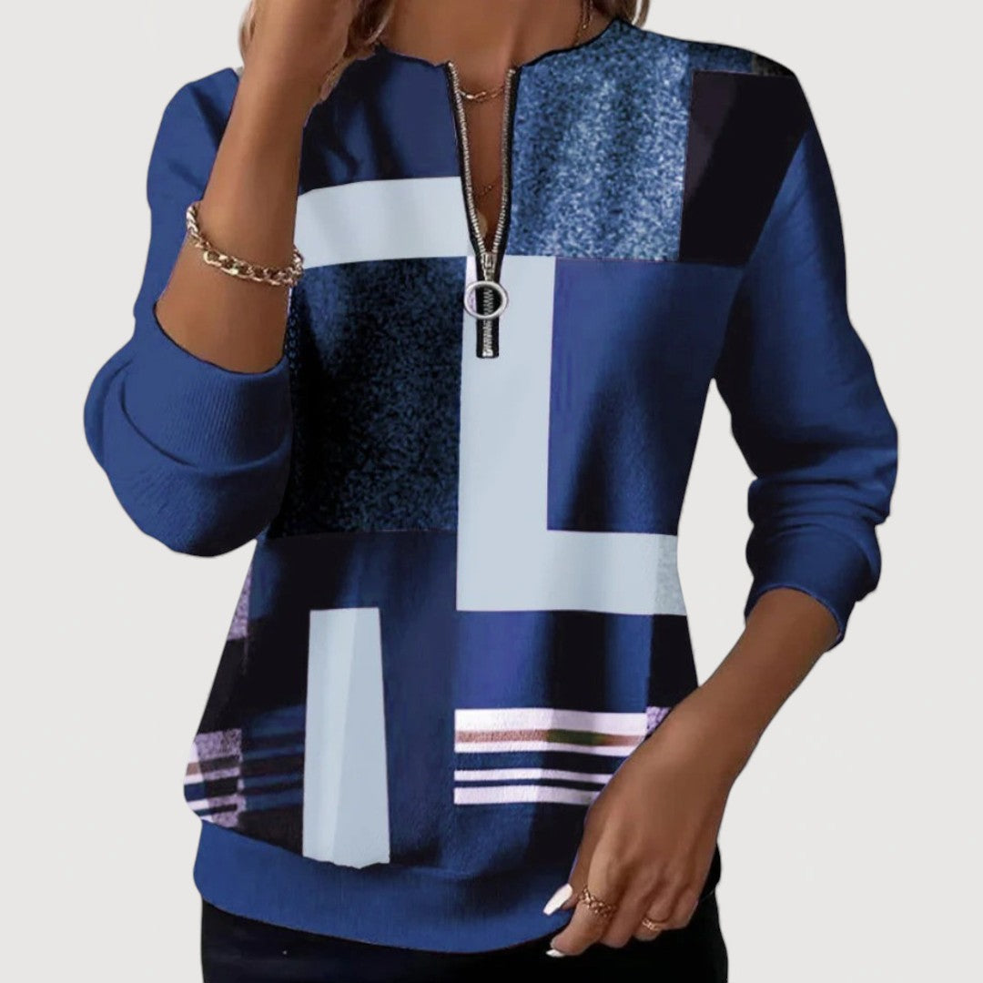 Elena Cosy Zip Jumper 1