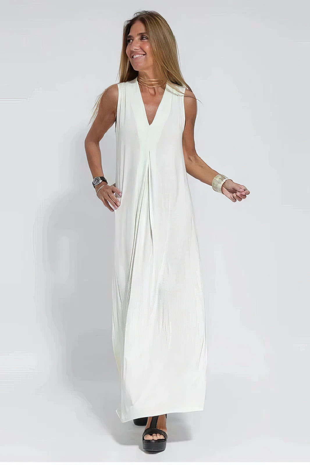 Elena Elegant Maxi Dress 9
