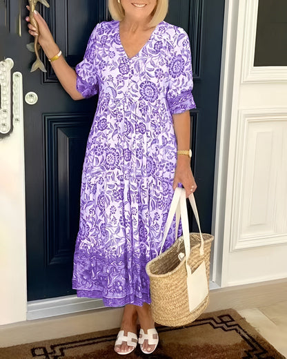 Elena Floral Midi Dress 2