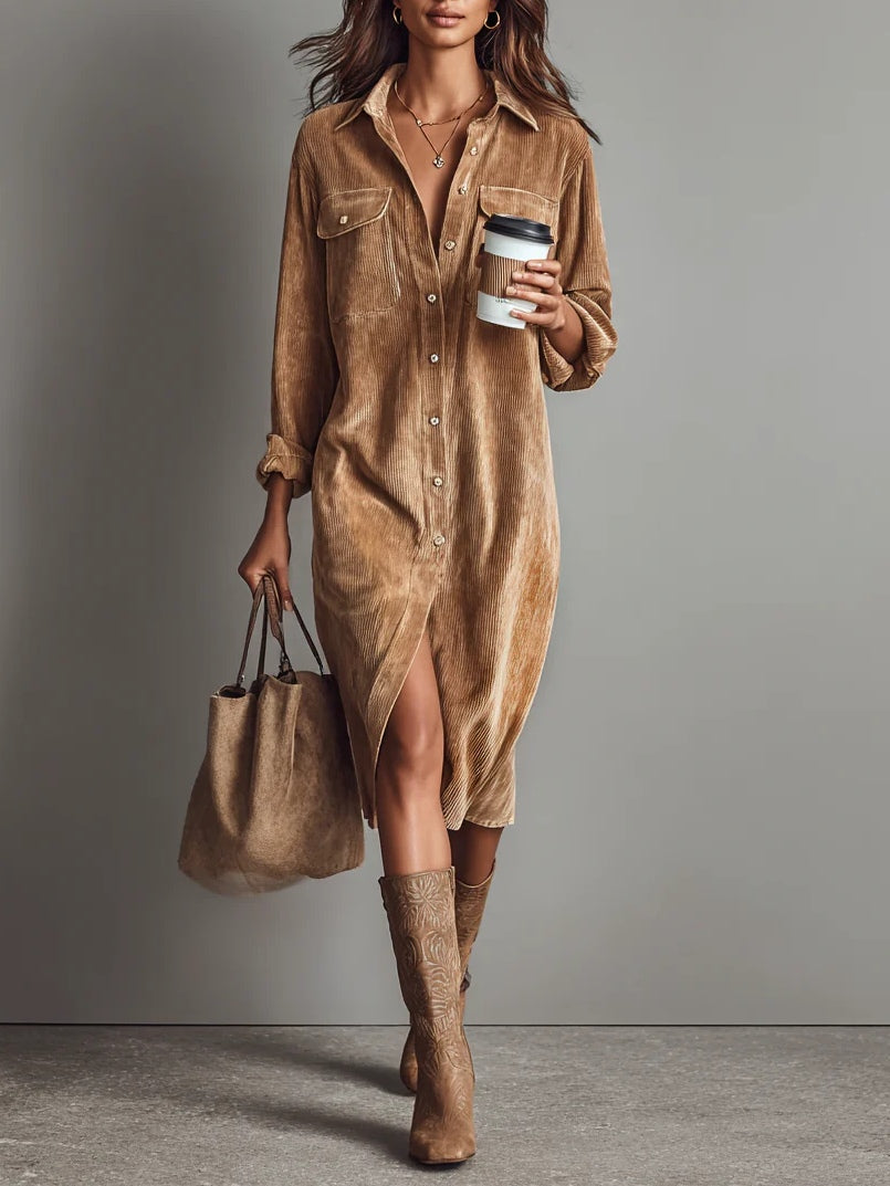 Elena Relaxed Midi Dress 0