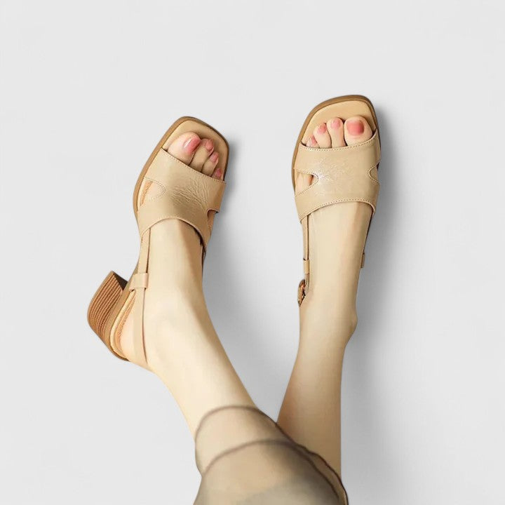 Elena Retro Block Heels 1