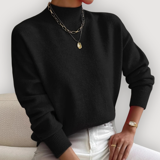 Elysia Mock Neck Sweater 0