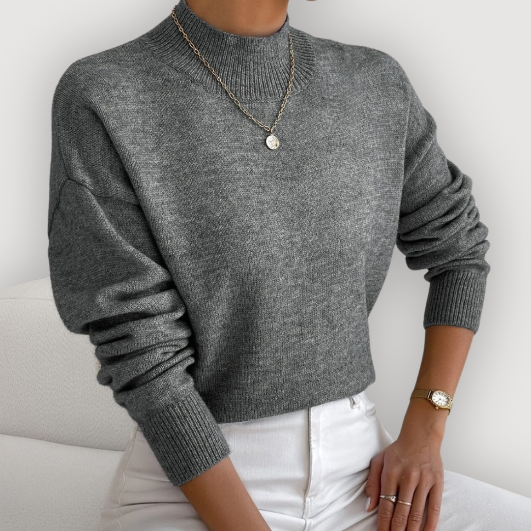 Elysia Mock Neck Sweater 1