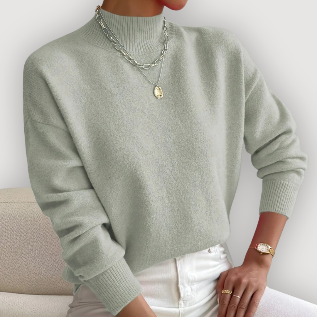 Elysia Mock Neck Sweater 2