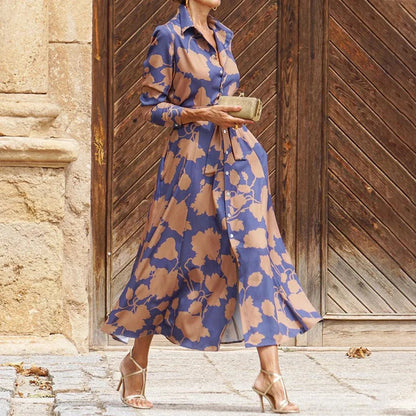 Evelina Long Sleeve Midi Dress 1