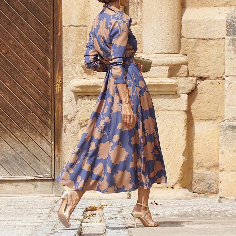 Evelina Long Sleeve Midi Dress 3
