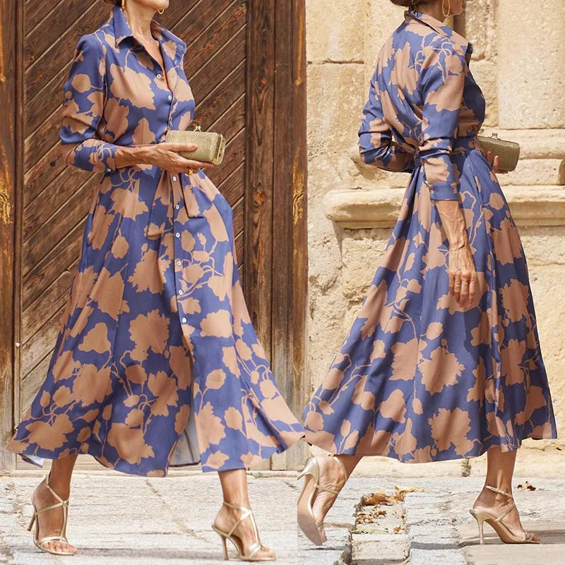 Evelina Long Sleeve Midi Dress 4