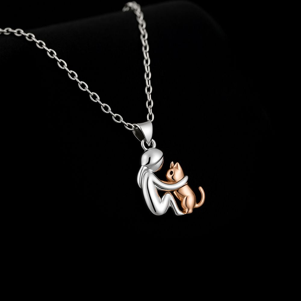 Fiona Cat Hug Necklace Set 4