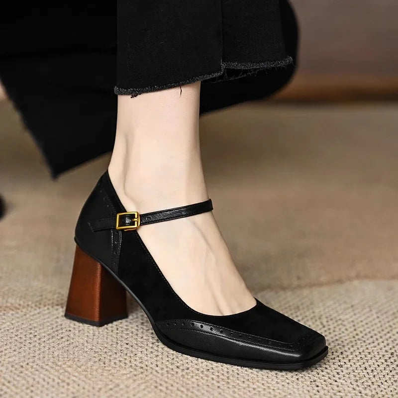 Fiona Classic Block Pumps 8