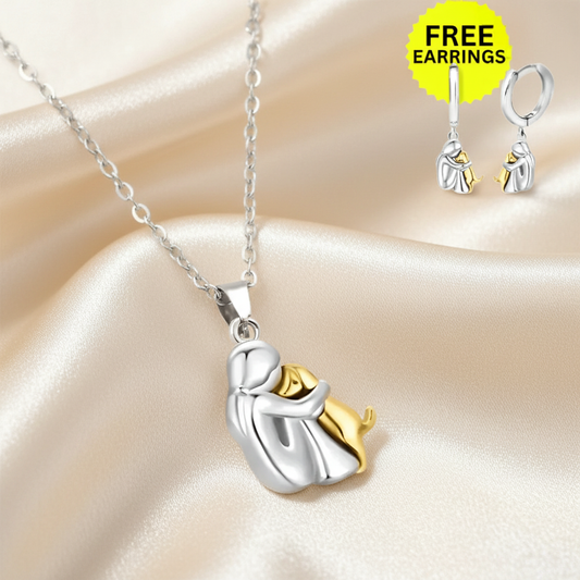 Fiona Heartfelt Necklace And Earring Set 0