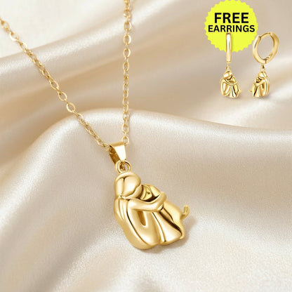 Fiona Heartfelt Necklace And Earring Set 2