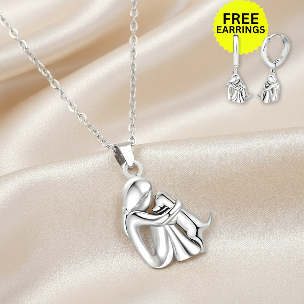 Fiona Heartfelt Necklace And Earring Set 3