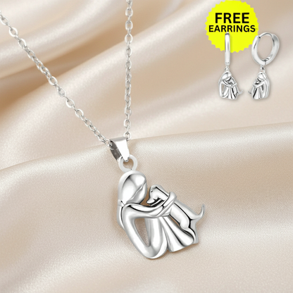 Fiona Heartfelt Necklace And Earring Set 3