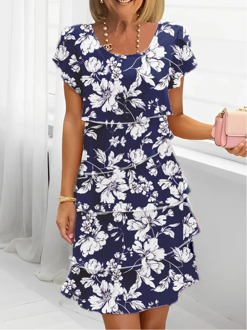 Fiona Ruffle Dress 0