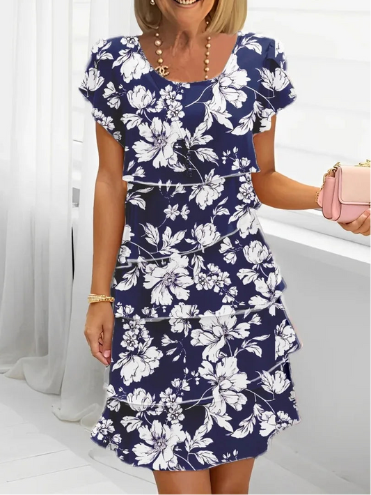 Fiona Ruffle Dress 0
