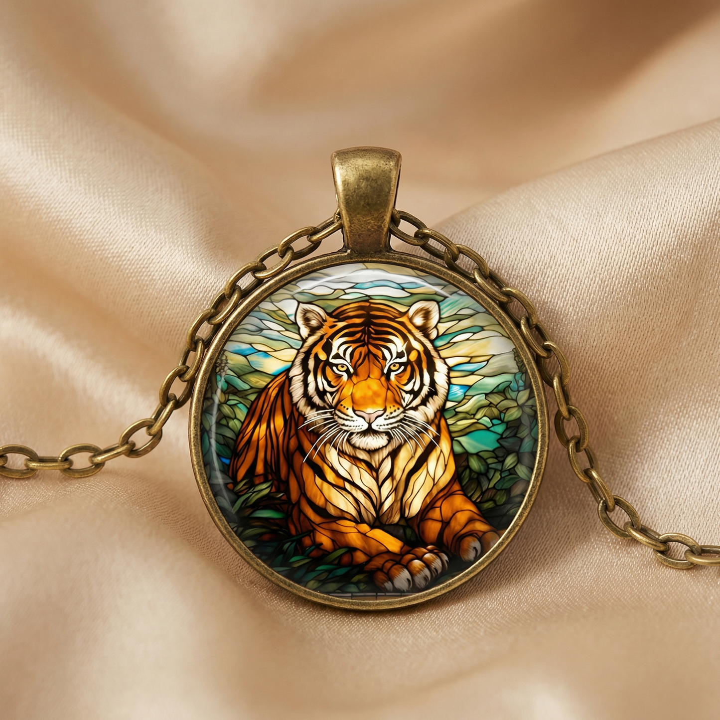 Fiona Spirit Animal Glass Pendant 5
