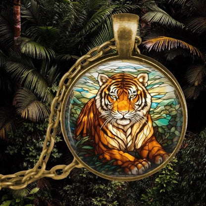 Fiona Spirit Animal Glass Pendant 8