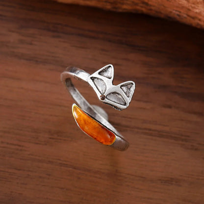 Fiona Vintage Fox Spirit Ring 2