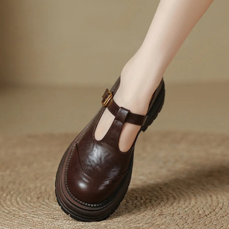 Fiona Vintage T-Bar Shoes 1