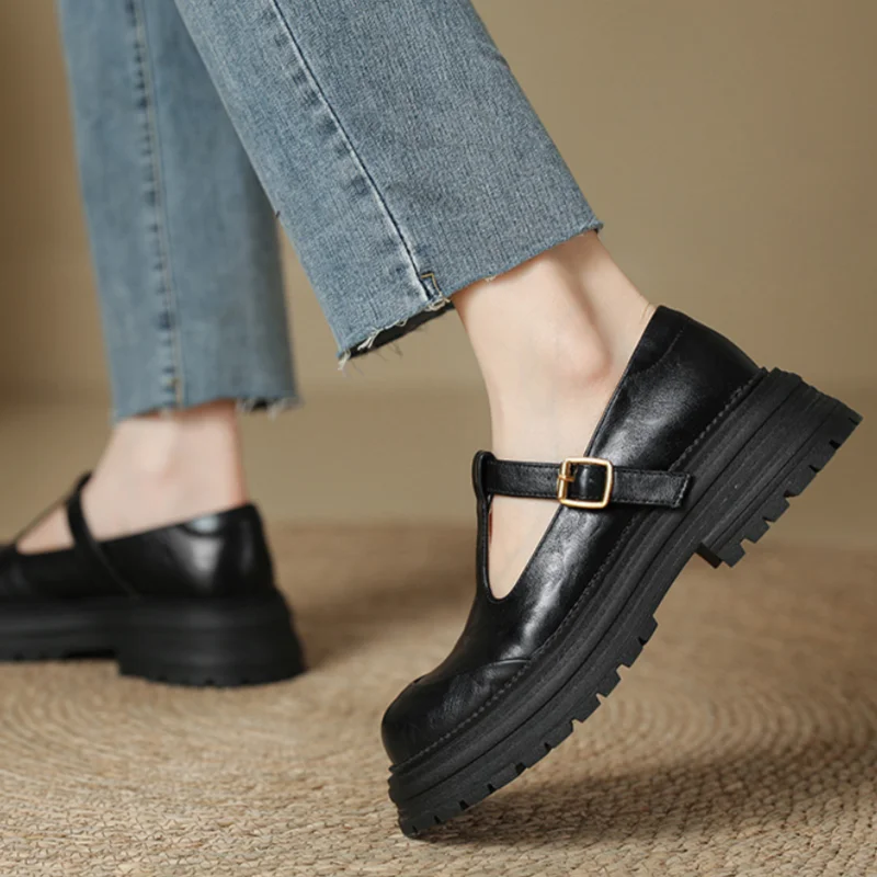 Fiona Vintage T-Bar Shoes 3
