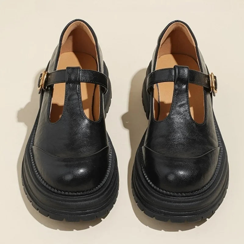 Fiona Vintage T-Bar Shoes 4