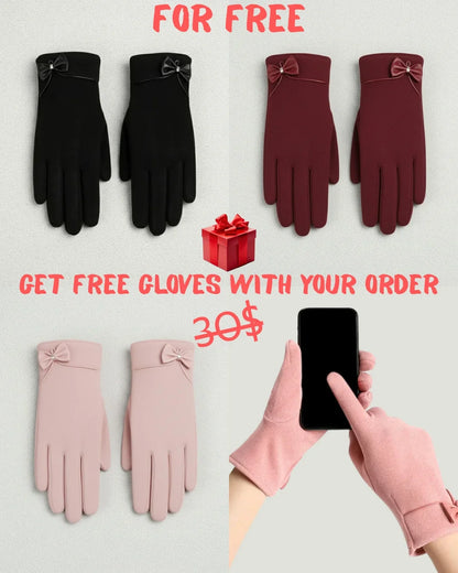 Women's hooded fleece-lined parka jacket with long sleeves and zip front