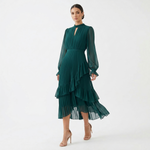 Suri - Ruffle Pleated Dress